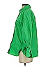 MNG 100% Cotton Green Long Sleeve Button-Down Shirt Size 2 - photo 5