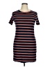 Pull&Bear Stripes Blue Casual Dress Size XL - photo 1