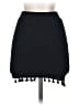 Shein Solid Black Casual Skirt Size 2 - photo 2