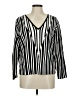 Tanya Taylor Stripes Black Pullover Sweater Size M - photo 1