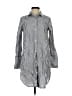 J.Crew Stripes Black Gray Long Sleeve Button-Down Shirt Size XS - photo 1