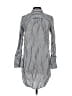 J.Crew Stripes Black Gray Long Sleeve Button-Down Shirt Size XS - photo 2