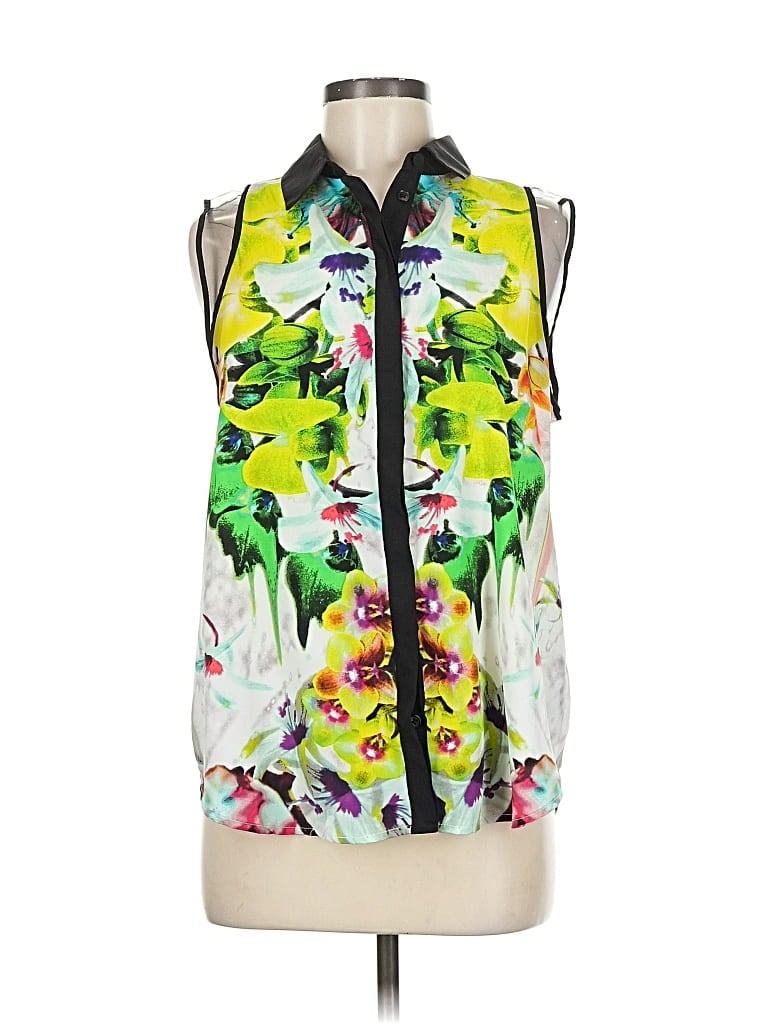 Pre-owned Prabal Gurung Sleeveless Blouse In Green