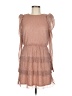 TCEC 100% Polyester Tan Gold Cocktail Dress Size M - photo 1