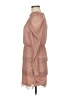 TCEC 100% Polyester Tan Gold Cocktail Dress Size M - photo 5