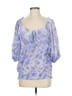 Assorted Brands Blue 3/4 Sleeve Blouse Size M - photo 1