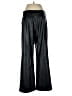 Derek Lam 100% Polyurethane Black Faux Leather Pants Size 50 - photo 2
