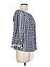 Liza Byrd 100% Polyester Blue 3/4 Sleeve Blouse Size M - photo 4