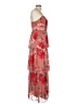 Crystal Doll 100% Polyester Floral Red Cocktail Dress Size 9 - photo 4