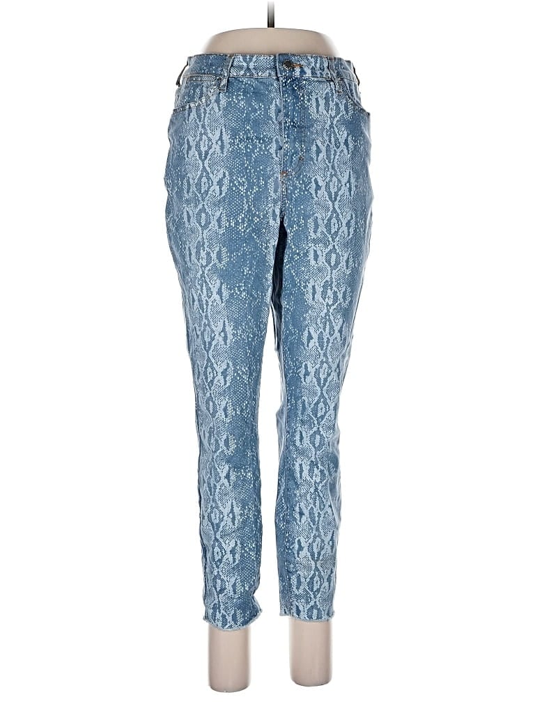Pre-owned Jennifer Lopez Jeans In Blue