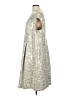 Calvin Klein Metallic Silver Tan Cocktail Dress Size M (estimated) - photo 5