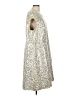 Calvin Klein Metallic Silver Tan Cocktail Dress Size M (estimated) - photo 4