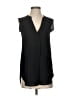 H&M 100% Polyester Black Sleeveless Blouse Size 4 - photo 1