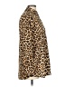 Zara Animal Print Brown Long Sleeve Blouse Size M - photo 4