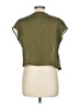 Assorted Brands 100% Viscose Green Short Sleeve Blouse Size M (estimated) - photo 2