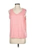 Flora Nikrooz Pink Sleeveless T-Shirt Size M - photo 1