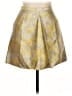 Christopher Kane Paisley Yellow Formal Skirt Size 10 - photo 1