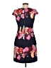 Vince Camuto Floral Black Casual Dress Size 2 - photo 2