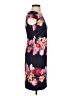 Vince Camuto Floral Black Casual Dress Size 2 - photo 4