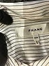 FRAME 100% Silk Metallic Ivory Long Sleeve Silk Top Size M - photo 6