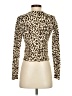 Twenty One Animal Print Tan Turtleneck Sweater Size S - photo 2