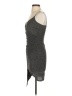 Sunset & Spring Metallic Gray Cocktail Dress Size XS - photo 5