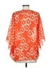 Outback Red 100% Polyester Orange 3/4 Sleeve Blouse Size S - photo 2