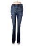 BKE Hearts Blue Jeans Size 26 waist - photo 1