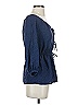 Shoshanna Blue 3/4 Sleeve Blouse Size 0 - photo 4
