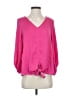 Vince Camuto 100% Polyester Pink 3/4 Sleeve Blouse Size S - photo 1