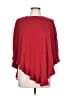 Karen Scott 100% Acrylic Red Poncho Size Lg - XL Petite - photo 1