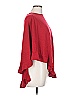 Karen Scott 100% Acrylic Red Poncho Size Lg - XL Petite - photo 4