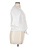 Always Indigo White Short Sleeve Blouse Size XL - photo 4