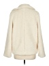 Max Studio 100% Polyester Solid Ivory Faux Fur Jacket Size M - photo 2