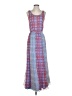 Ella Moss Plaid Blue Casual Dress Size XS - photo 1
