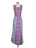 Ella Moss Plaid Blue Casual Dress Size XS - photo 2