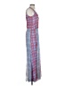 Ella Moss Plaid Blue Casual Dress Size XS - photo 4