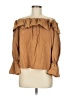 MISA Los Angeles Brown 3/4 Sleeve Blouse Size M - photo 1