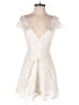 BCBGeneration 100% Polyester Ivory Cocktail Dress Size 0 - photo 1