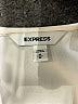 Express 100% Polyester Ivory Short Sleeve Top Size M - photo 7