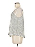 Mine 100% Polyester Silver Sleeveless Top Size M - photo 5