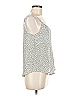 Mine 100% Polyester Silver Sleeveless Top Size M - photo 4