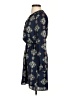 Express 100% Polyester Paisley Blue Casual Dress Size XS - photo 5