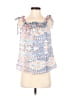 THML 100% Polyester Blue Sleeveless Blouse Size XS - photo 1