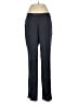 Equipment Solid Black Blue Dress Pants Size 8 - photo 1