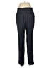 Equipment Solid Black Blue Dress Pants Size 8 - photo 2