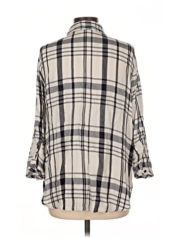 Hester & Orchard 3/4 Sleeve Button-Down Shirt (view 2)