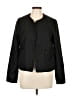 Adrienne Vittadini 100% Polyester Houndstooth Black Blazer Size L - photo 1
