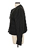 Adrienne Vittadini 100% Polyester Houndstooth Black Blazer Size L - photo 5