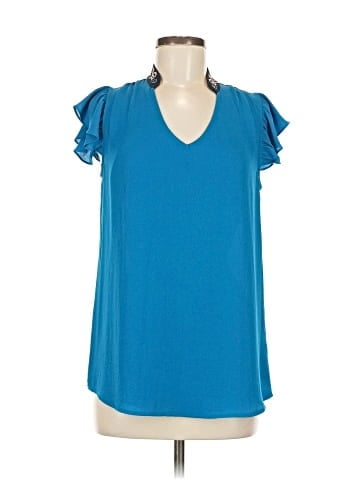 HD in Paris Short Sleeve Blouse (view 1)